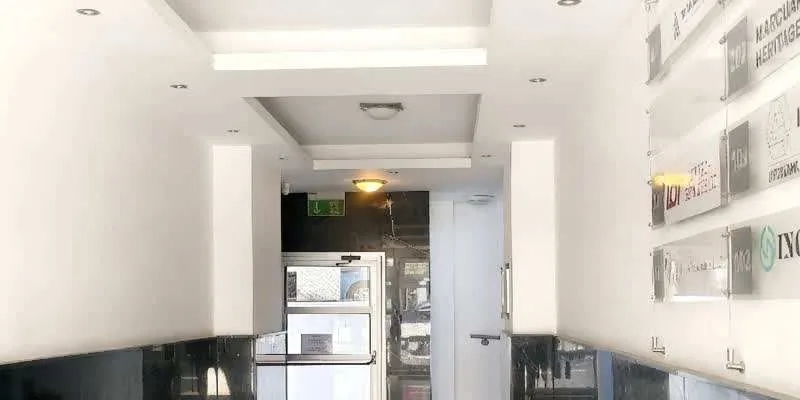 The office floor.