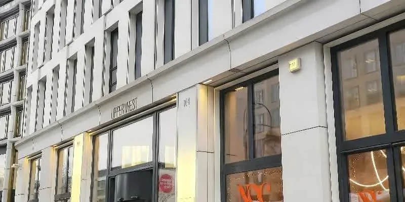The building's entrance and frontage.