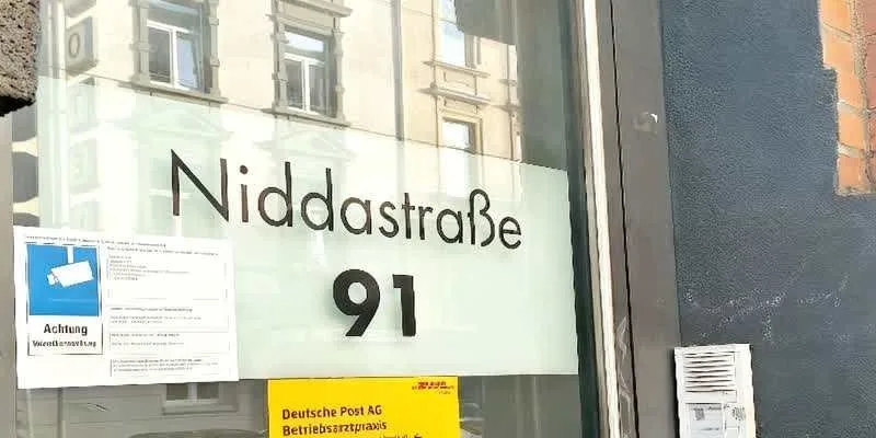 The building's entrance and frontage.