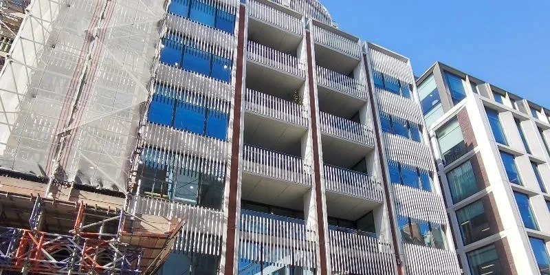 The building's entrance and frontage.