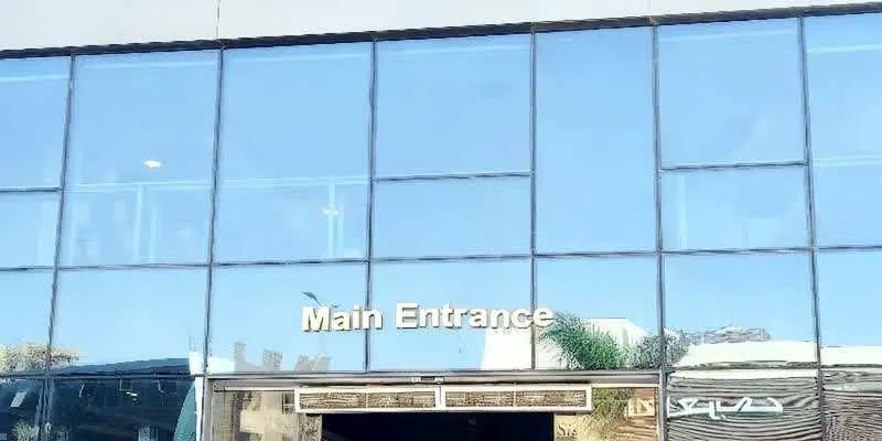 The building's entrance and frontage.