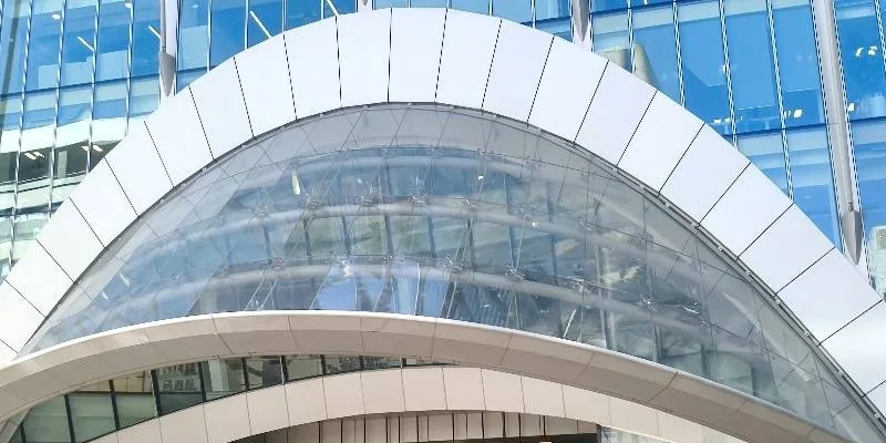 The building's entrance and frontage.