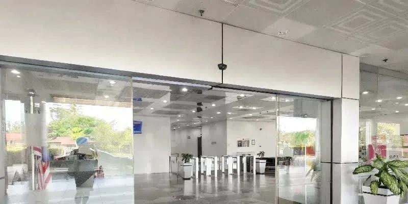 The office floor.