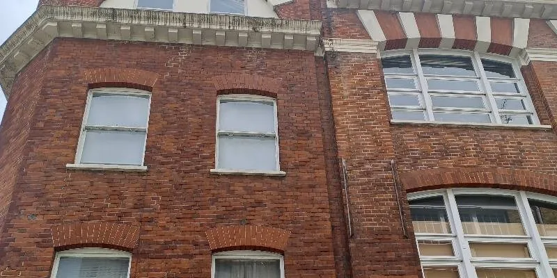 The address as the team found it.