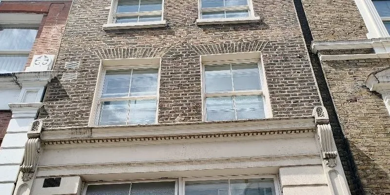 The address as the team found it.