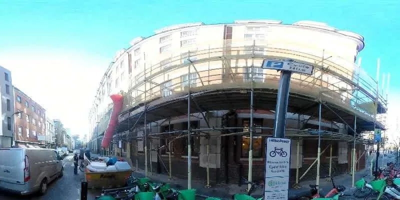 The building's entrance and frontage.