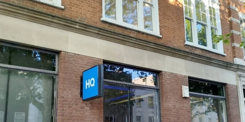 The building's entrance and frontage.