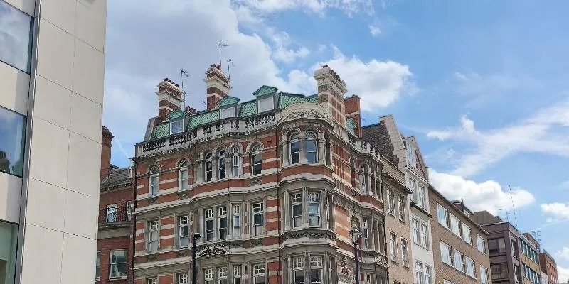 The building's entrance and frontage.