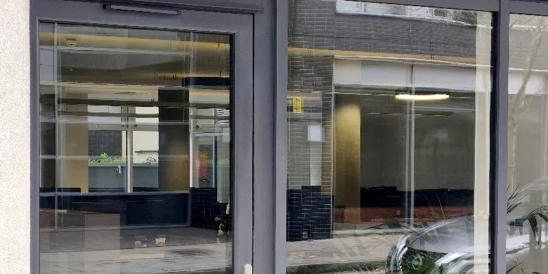 The building's entrance and frontage.