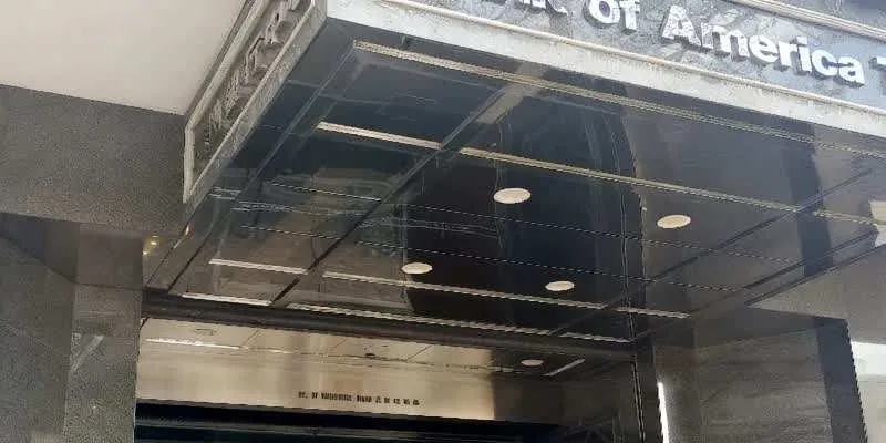 The building's entrance and frontage.