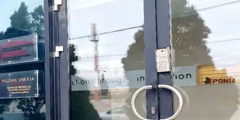 The address as the team found it.