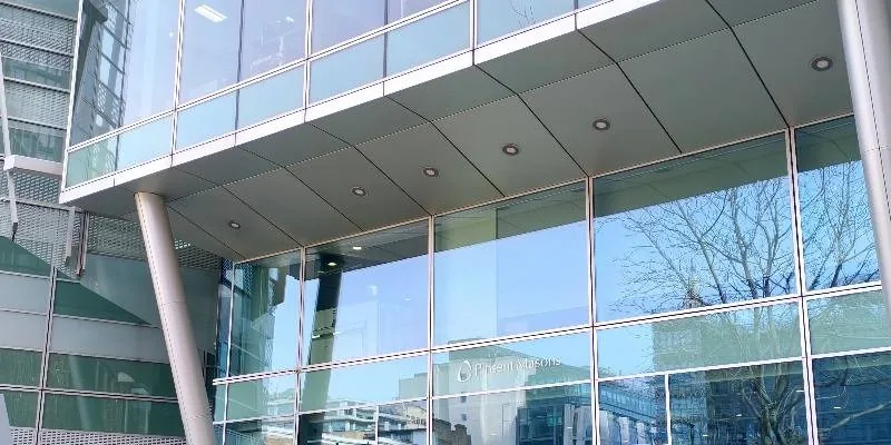 The building's entrance and frontage.