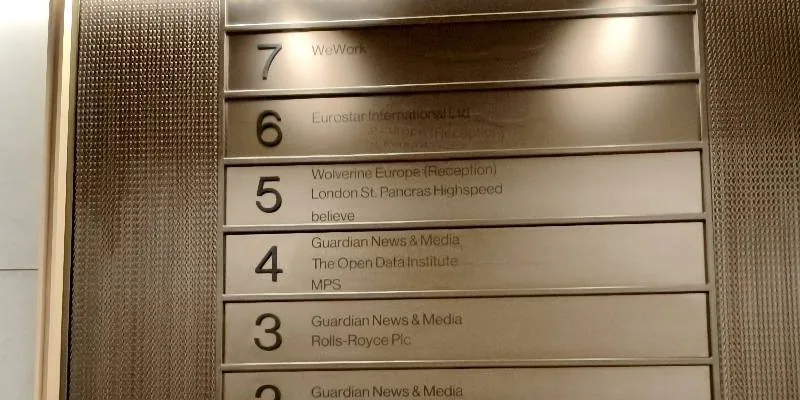 The address as the team found it.