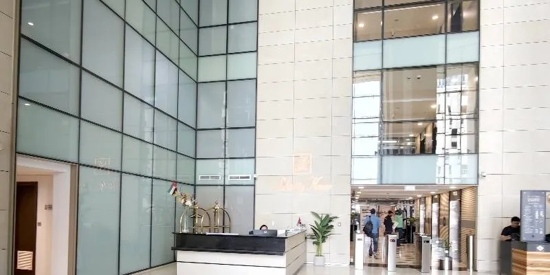 The office floor.