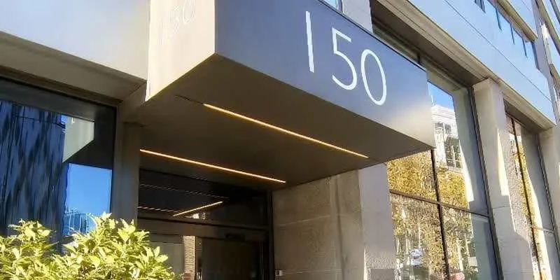 The address as the team found it.