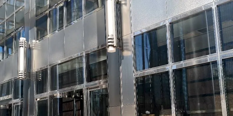 The building's entrance and frontage.