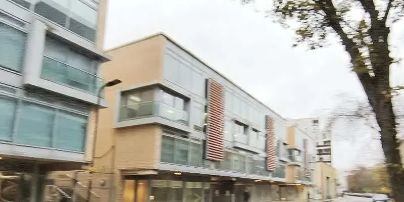 The building's entrance and frontage.