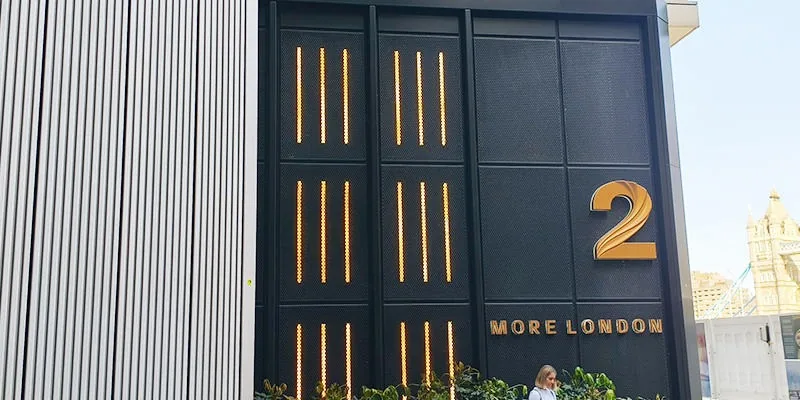 The building's entrance and frontage.