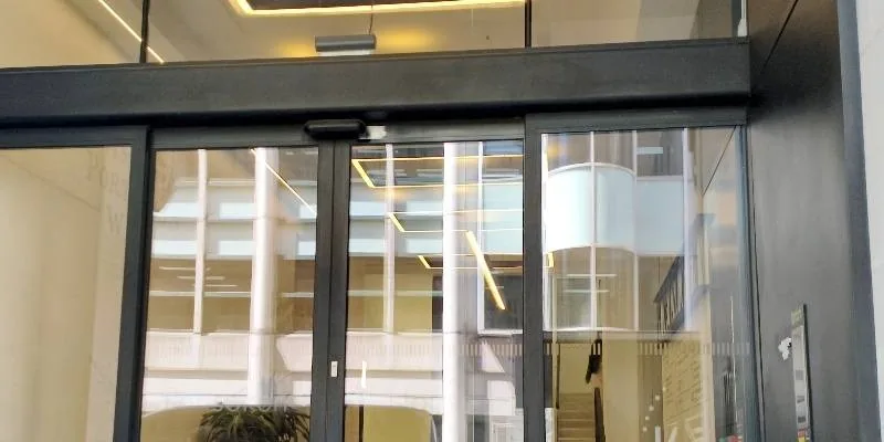 The building's entrance and frontage.