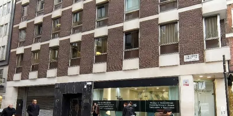 The building's entrance and frontage.