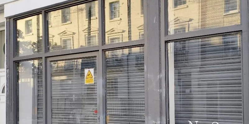 The building's entrance and frontage.