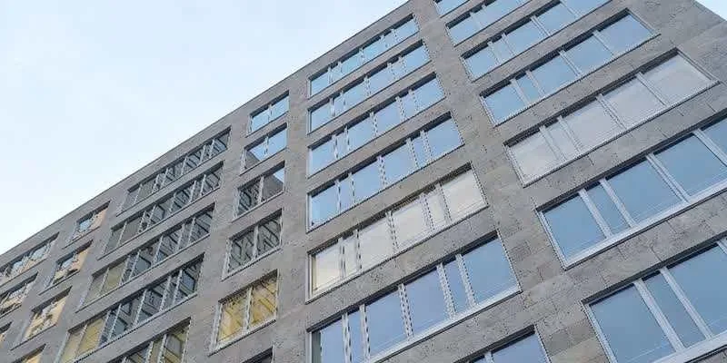 The building's entrance and frontage.