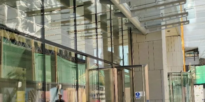 The building's entrance and frontage.