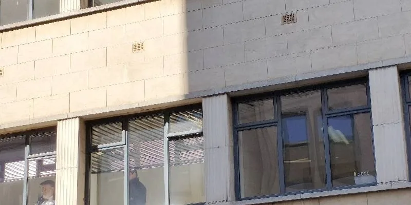 The building's entrance and frontage.