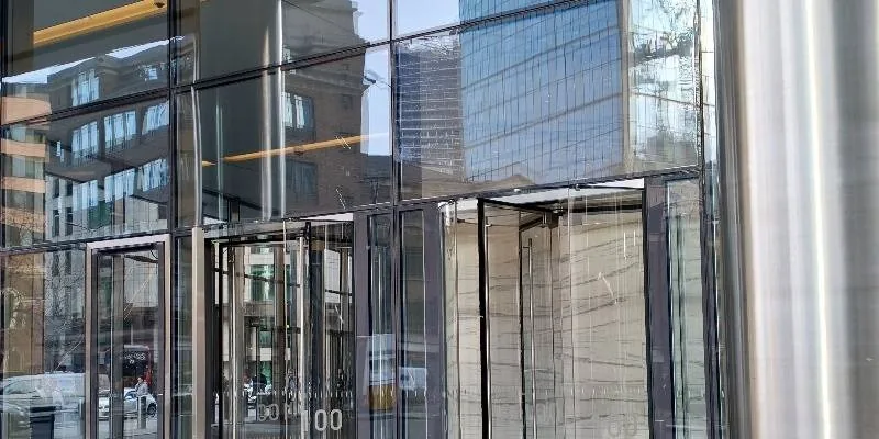 The building's entrance and frontage.