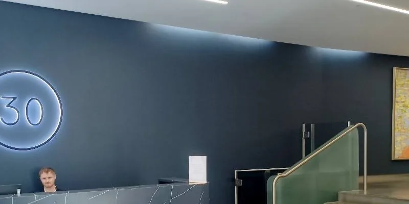 The office floor.