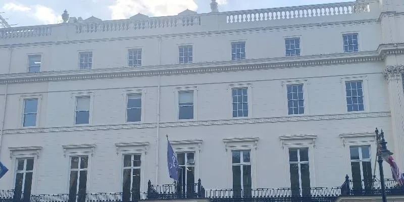 The building's entrance and frontage.
