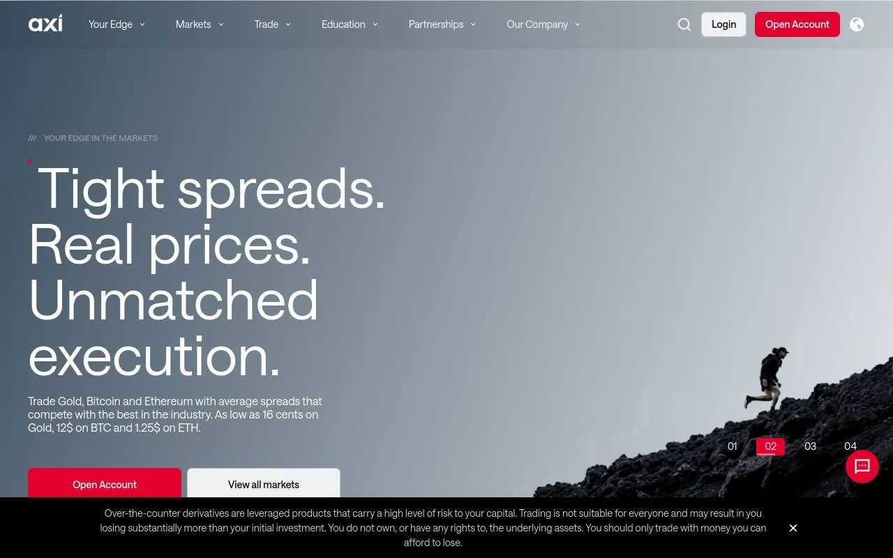 Axi homepage