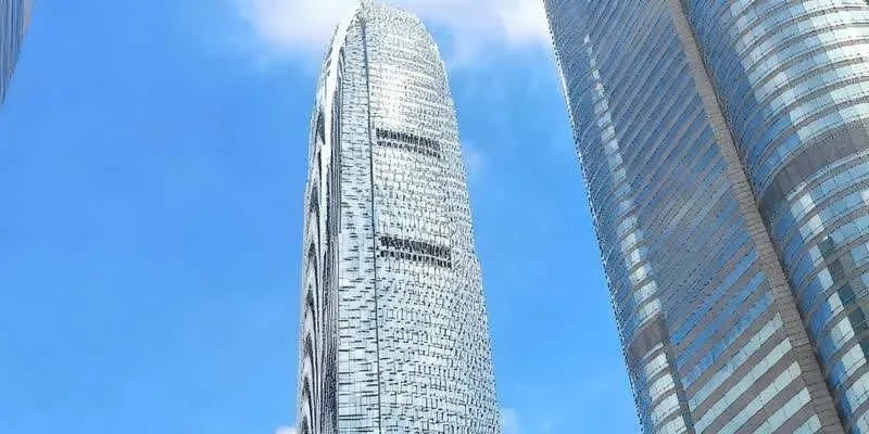大楼的入口和正面。