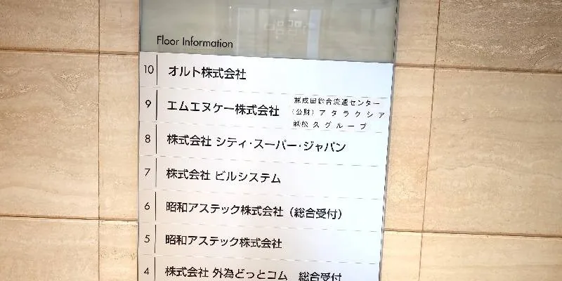 大楼的入口和正面。