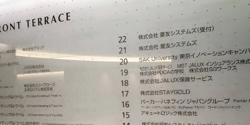 办公楼层。