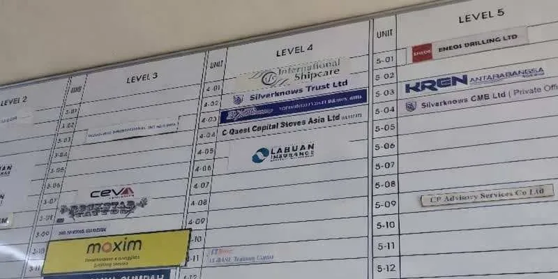 大楼的入口和正面。