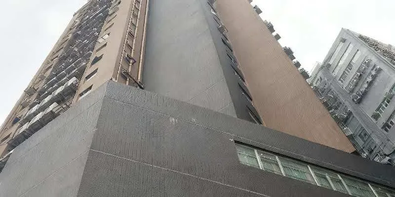 大樓的入口和正面。