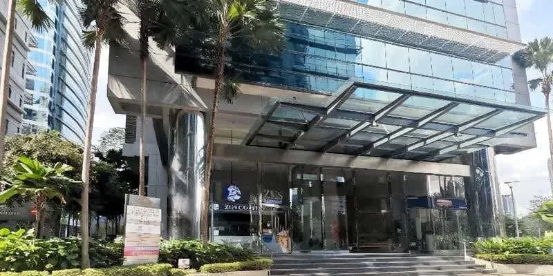 大樓的入口和正面。