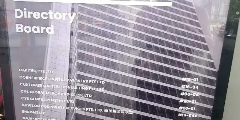 大樓的入口和正面。