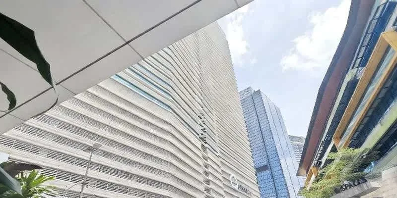 大樓的入口和正面。