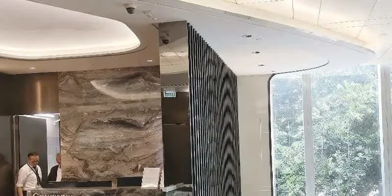 大樓內部。