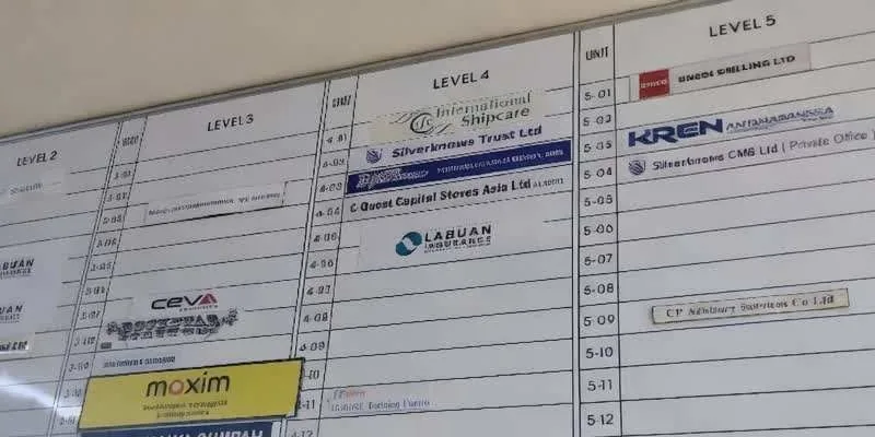 大樓的入口和正面。